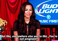 quinngron:Naya on Heather Morris’ baby-to-comeo<–<