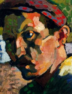 lionofchaeronea:  Self-Portrait with a Cap, André Derain, ca. 1905 