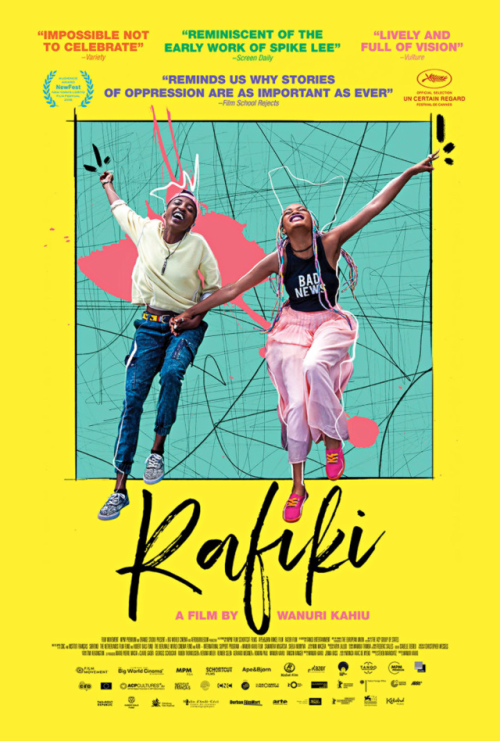 blackinmotionpictures: Rafiki, American Poster In U.S. Theaters April 19, 2019.