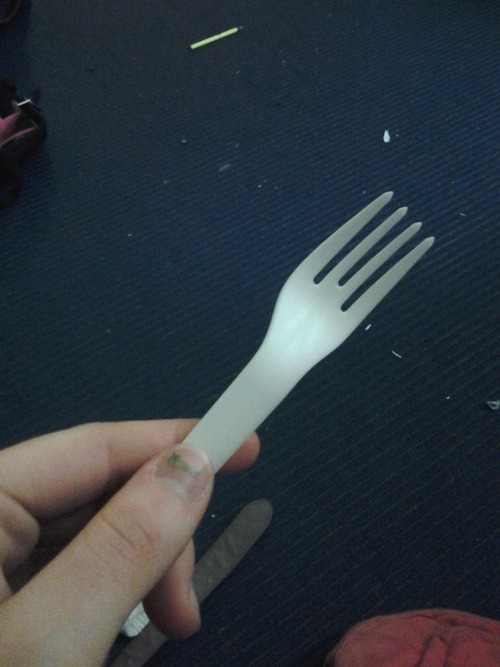 lordkat:  lordkat:  can i have a fork  do you have a metal one   i planned this for