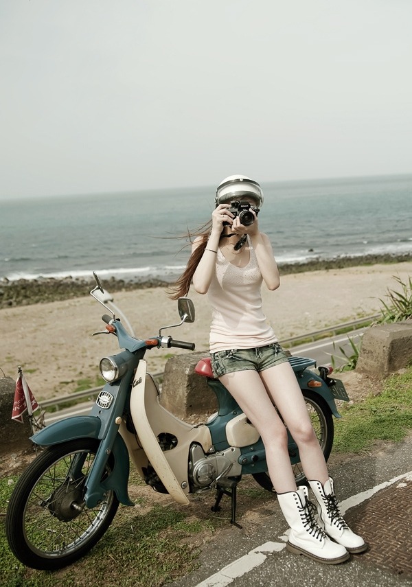 junpoco:  ホンダ スーパーカブ C100 グリーン