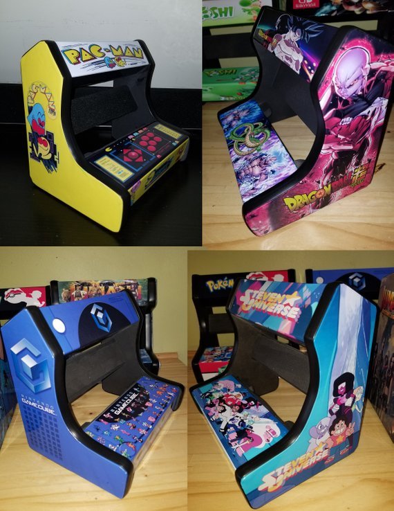 retrogamingblog:  Custom Nintendo Switch Arcade Cabinets made by AVEcustoms