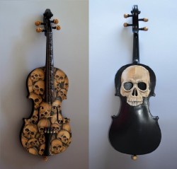 skullspiration:  (via Skull Violin by Mark