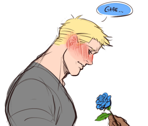 hinoart:  badguyreyes:  hinoart:unrequited love ;; OKAY THIS ART STILL WILL NOT LEAVE ME ALONE SO WHAT AM I DOING? STARING AT IT AND ANALYZING ITFUCKING JACK FLINCHING AWAY FROM HIS TOUCH BUT THEN HIM LOOKING AT GABE LIKE HE DOESN’T WANT HIM TO GO FUCKING