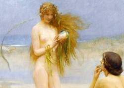 paintingispoetry:  Arthur Hacker, The Sea-Maiden