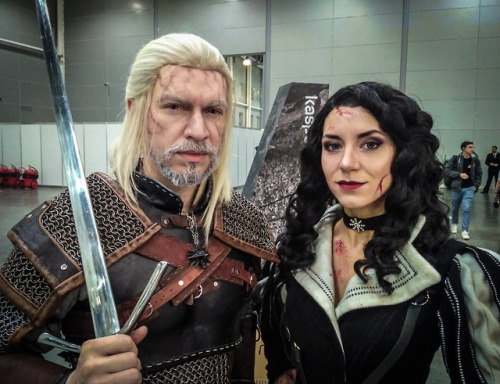 We worked on quest  #kaspersky_igromiron Igromir and ComicConMoscow in last weekend.Geralt - Haji ht