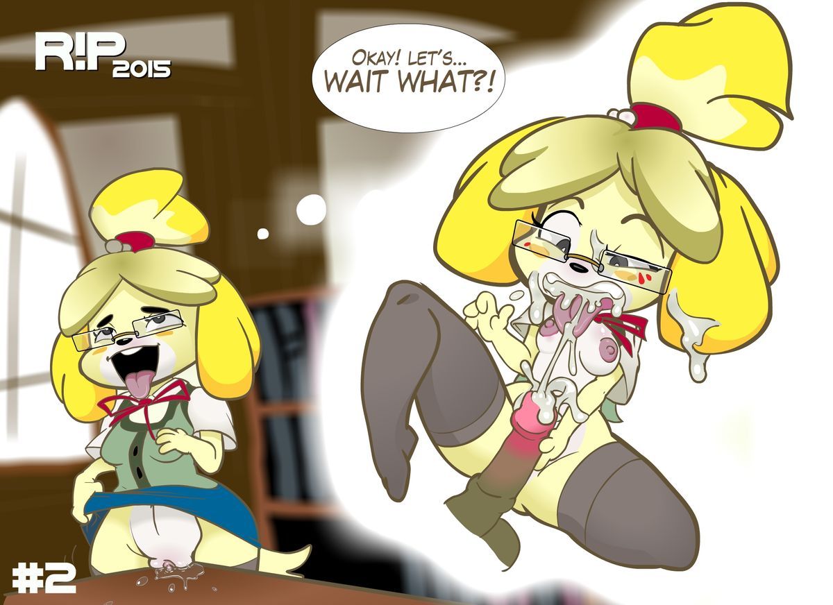 furryporncorner:porncomixgifs2015:  [R!P] Isabelle After Hours  her body is readyMmnf
