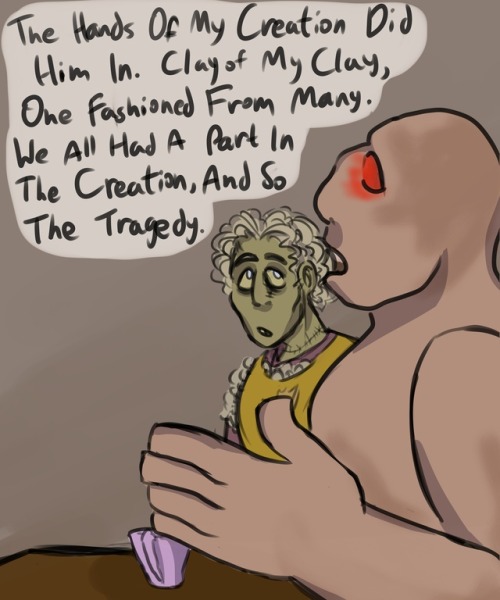 paragonrobits:subsequentibis:i reread feet of clay and got some serious Golem Feelings#and like!! 