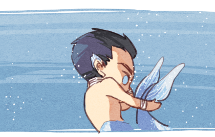 perooooo:  A short story about Superman saving mermaid Bruce and bringing him back