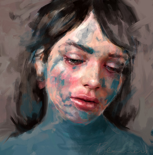 Digital portrait studies by Ivana Besevic, from Paris, France.| Exquisite art, 500 days a year. |