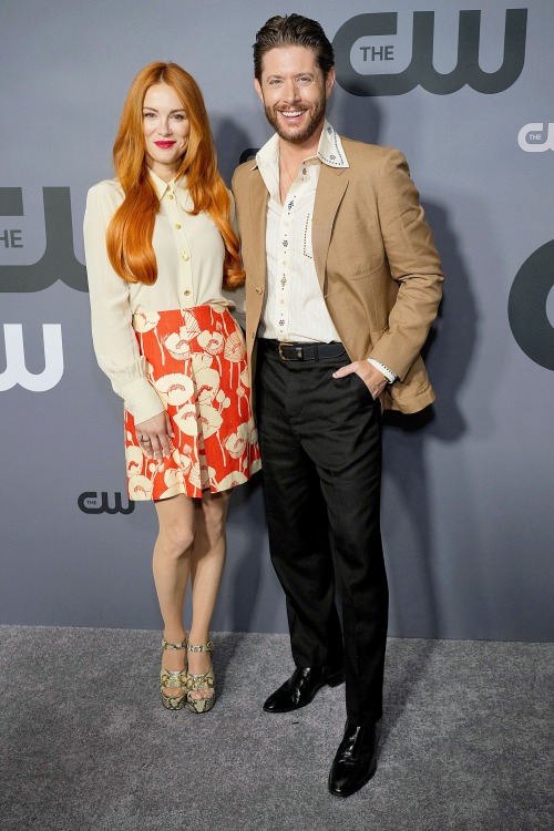 jensenackles-daily:Jensen and Danneel Ackles attend The CW Network’s 2022 Upfronts at New York