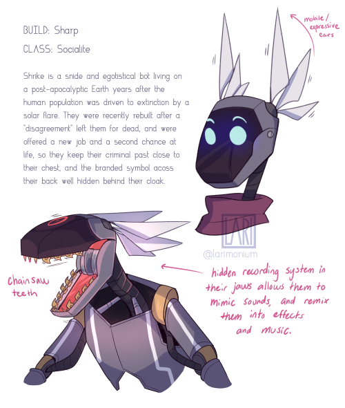 my robot bastard for a friend’s homebrewed game &ndash; they’re an absolute menacebonus:
