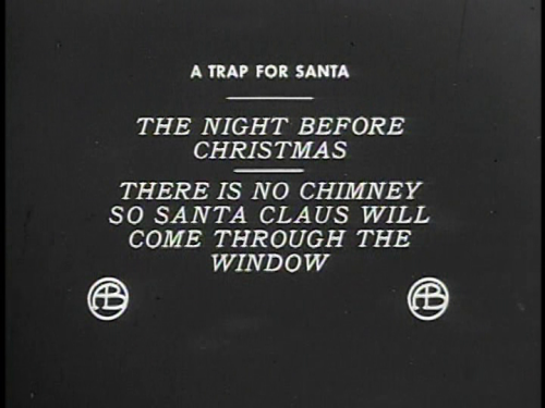 A Trap for Santa Claus (1909)Director: DW Griffith