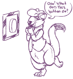 doodle i did for the recent weasyl news postand