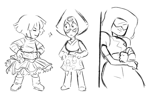 enricoss:  aei-sb:  What if Peridot fell but everyone just assumes she’s another monster? [Maybe Steven goes looking for her] Anyway here’s a few more sketches! [Seems like I’ll be very very busy until next week so I better post this now and leave