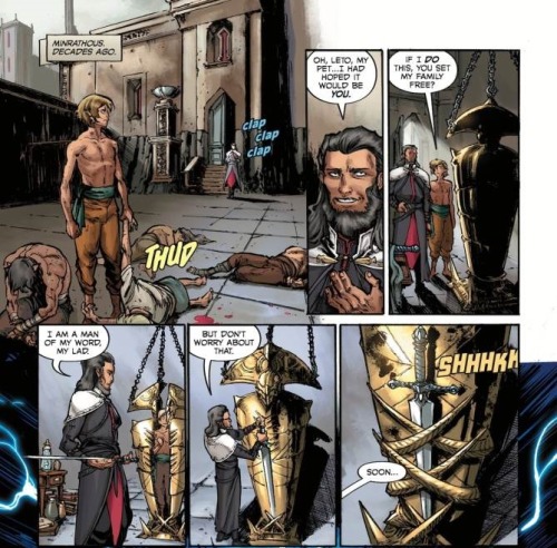 felassan:How Fenris got his markings :’( From the preview of Blue Wraith #3 [x]