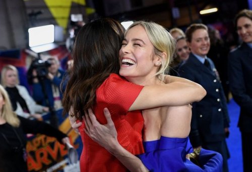 “Sisters @brielarson @LashanaLynch #CaptainMarvel”-  Gemma Chan