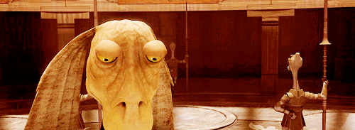 kreuzader:  lycoteuthis-deactivated20160131:  mindcrankismycommander:  lycoteuthis-deactivated20160131:  ewock:  jar jar binks is more sexually experienced than i am  delete this entire story arc  What the fucking fuck all mighty is this fucking shit