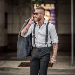 megandmrbig:  punkmonsieur:  Shop suspenders only at www.punkmonsieur.com #fashion #fashionista #suspenders #braces #dapper #preppy #tats #tattoos #menswear #mensfashion #stylish #outfit #dress #dope #moda #look #lookbook #lux #shop #punkmonsieur #pmstyli