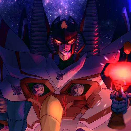 i cant believe i made this? i love starscream so much so i went sicko mode with the shading