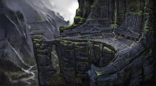 thegamerinallofus: Skyrim Concept Art - Landscape 