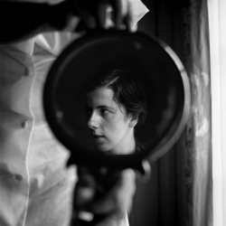 wehadfacesthen:  Vivian Maier, 1950s, self-portrait