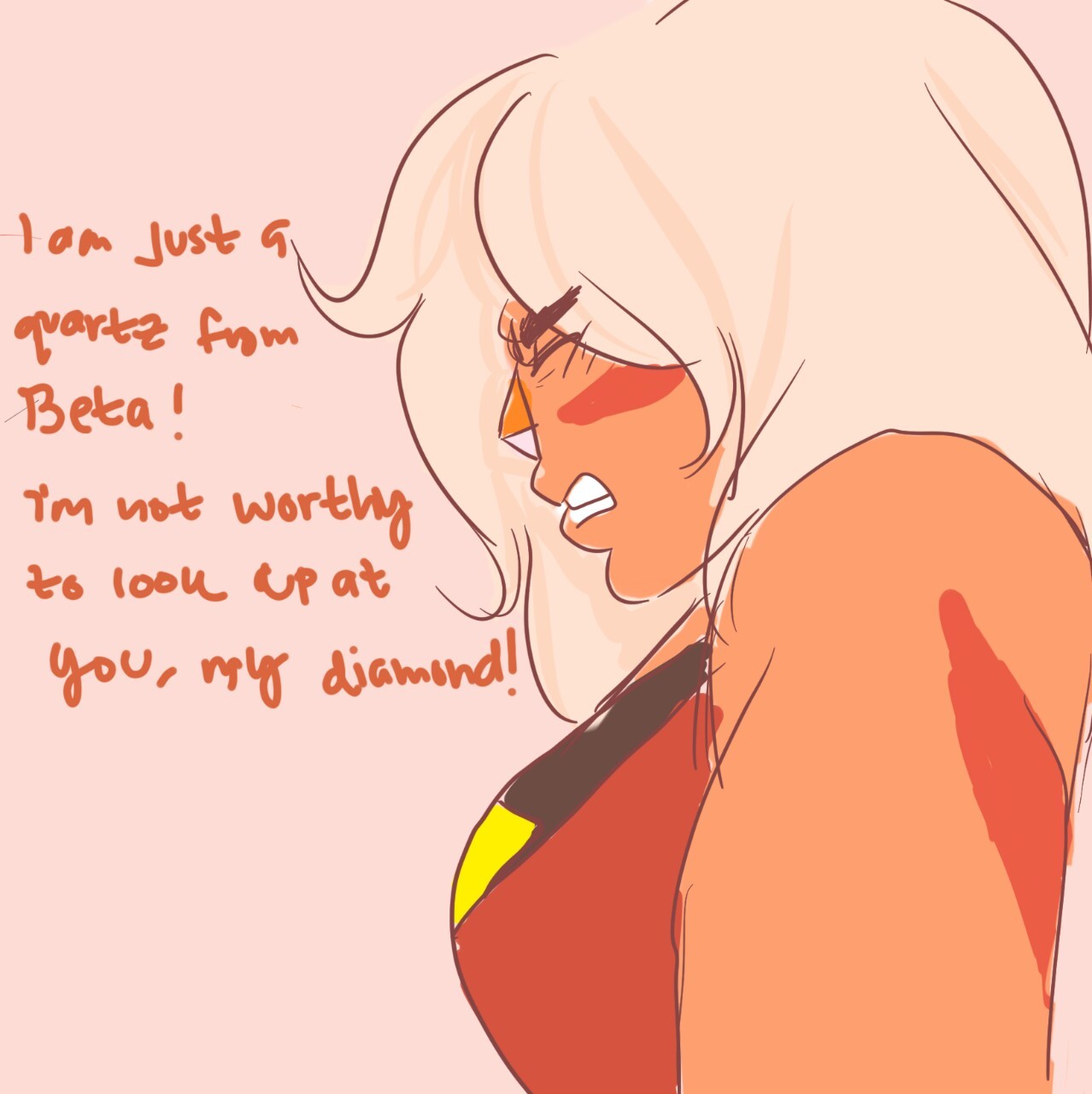 sugarspiceandasacrificetosatan:  MY DIAMOND! YOUR DIAMOND! PINK DIAMOND!   ; n;