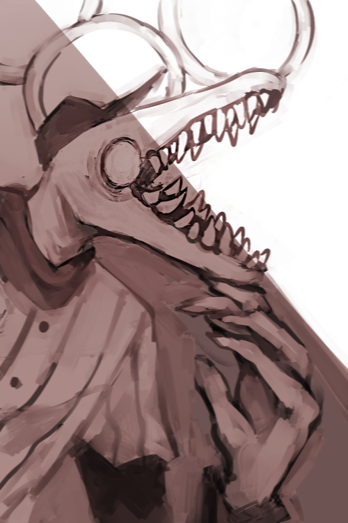 tunapuns:painted over an old sketch