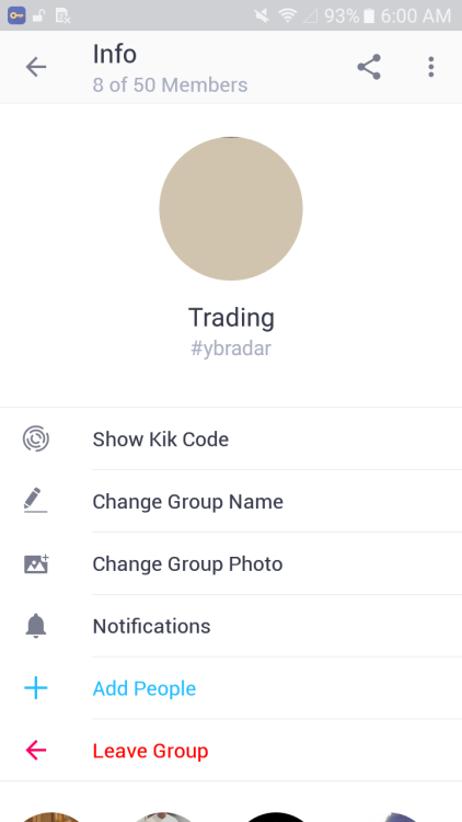 Groups kik trading What Is