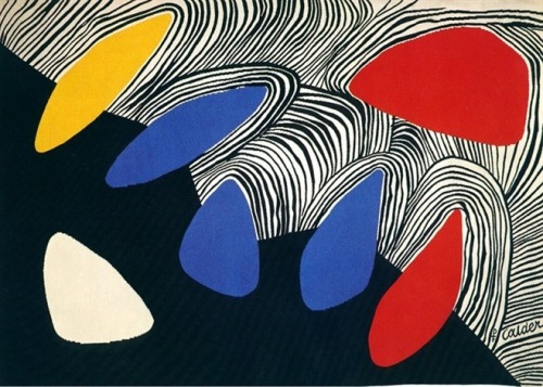 soulhospital:Glacier with Colored Petals — Alexander Calder, 1971.