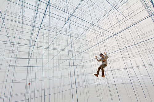 wetheurban:ART: Design Collective Numen/ForUse Create Inhabitable String Jungle Gym Croatian-austr