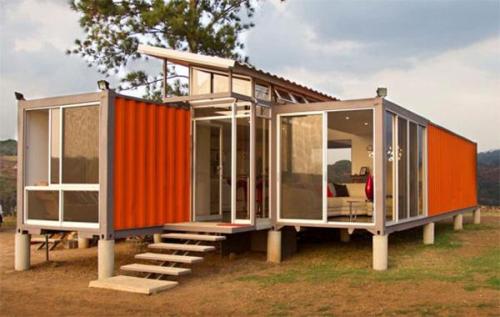 benjaminvine:  Living in a shipping container Okay, it’s not so easy to control the moisture balance well when it rains, it makes a terrible noise when it is raining and when it is hot it is really bloody hot. But, for a few thousand dollars you have