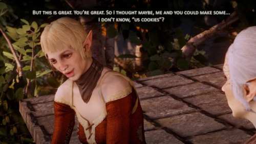lavellanpls: The dialogue options for Sera weren’t satisfying at all so I fixed it.I gotchu, g