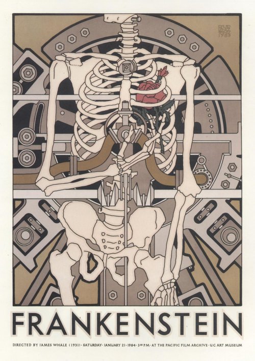 fer1972:  Frankenstein Poster by David Lance Goines   
