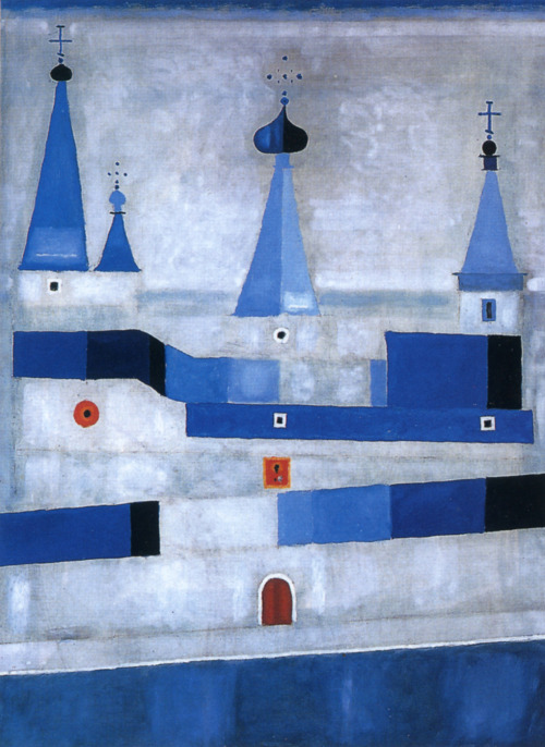 retroavangarda: Jerzy Nowosielski – Architektura cerkiewna, 1989oil on canvas, 100 x 74