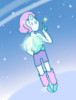 cuppiegoku:  Aw listening to Spanish Bossa Nova before bed and i really felt like drawing Pearl ;o; im starting to like her a lot like omgs she might be my very fave su characters ever! shes very fun to draw♥ jaja!♥