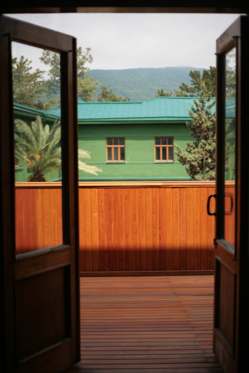 Stalin&rsquo;s dacha in SochiPainted green for camouflage, the building was once Stalin&rsquo;s favo