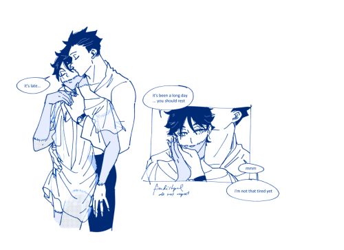 fiendishpal: more of ragdoll akaashi and mad scientist kuroo!! all done for kuroaka week on twt!!im 