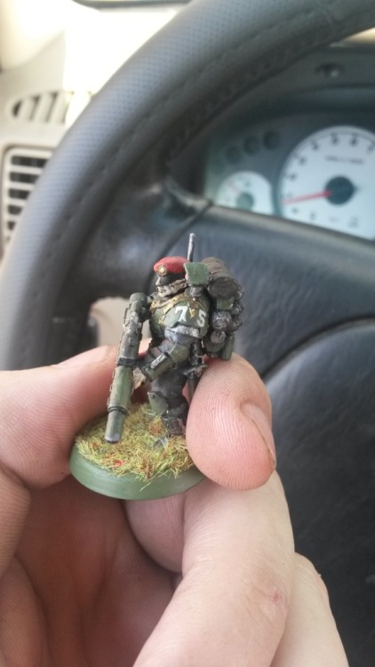 A Scion model I painted a long time ago. He represents a member of the 75th Elite Infantry Regiment 