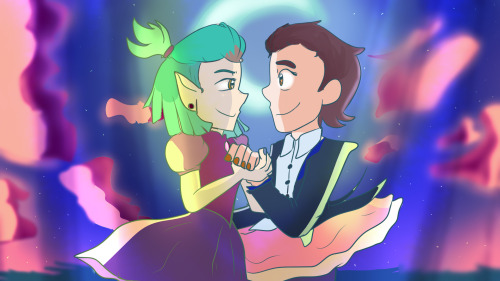 Here’s a screenshot redraw from the “Grom Night” Dance!Cause I am still in love with that scene!!