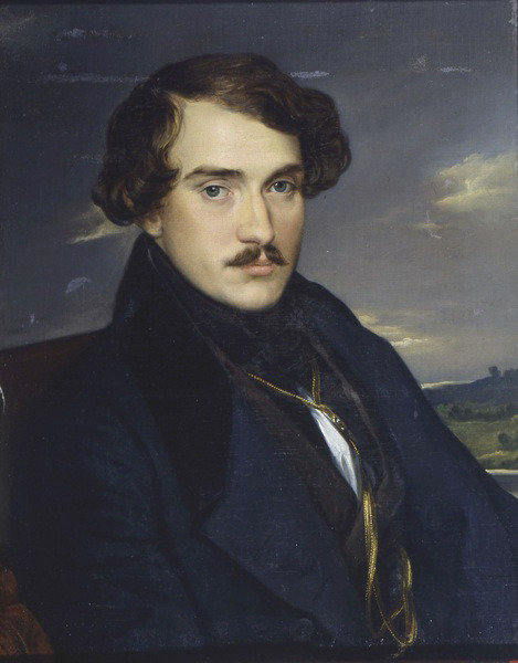 history-of-fashion:1837 Vasily Tropinin - Portrait of Alexander Zaikin(State Art Gallery of Primorye