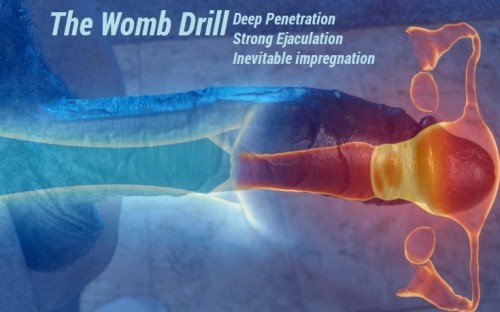 bigboobs36gggandpregnancy: The Womb Drill  Deep PenetraionStrong Ejaculationinevitable  impregnation