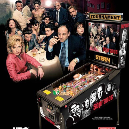 NEW GAME ALERT II - @thesopranos #pinball has arrived at TARG and it is killer - hit the boat for #m
