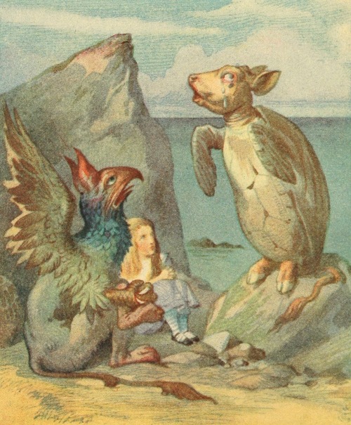 magictransistor:  Alice’s Adventures In Wonderland by Lewis Carril (Macmillan & Co.) First edition, 1866.  Sir John Tenniel (Harry G. Theaker colour-plates), Alice’s Adventures in Wonderland (Macmillan & Co.), London,  1911.