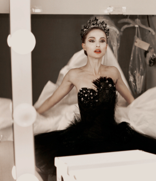 natport: Natalie Portman on the set of ‘Black Swan’.