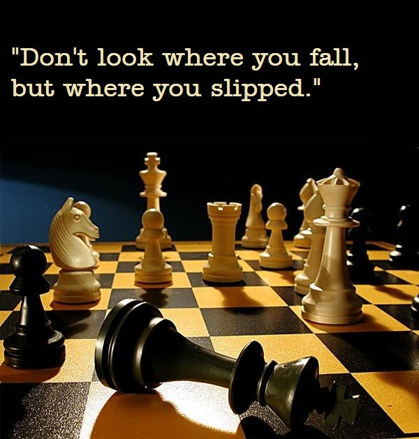 Look to the cause of the difficulty, not the effect