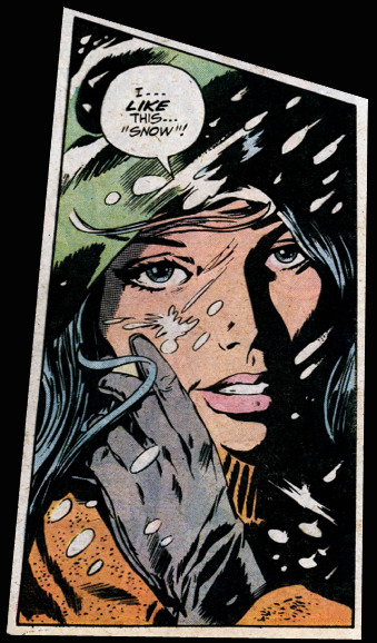 thebestcomicbookpanels:Clea and Doctor Strange in Marvel Treasury Edition #8 by Gene