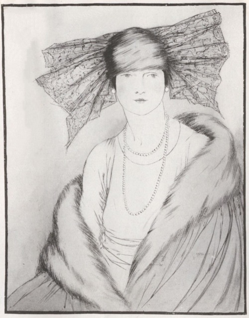 Vogue magazine, France.1er janvier 1921.Dessins de mode.