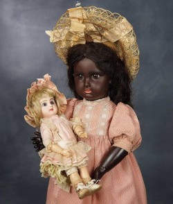 Poupeedream:  Beautiful And Rare French Bisque Bebe, Size 1, By Emile Jumeau  Source: