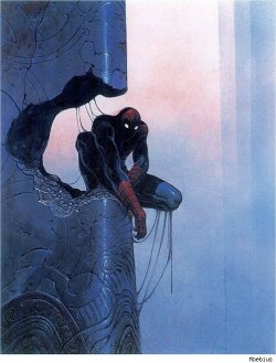 brianmichaelbendis:  Spider-Man by Moebius 